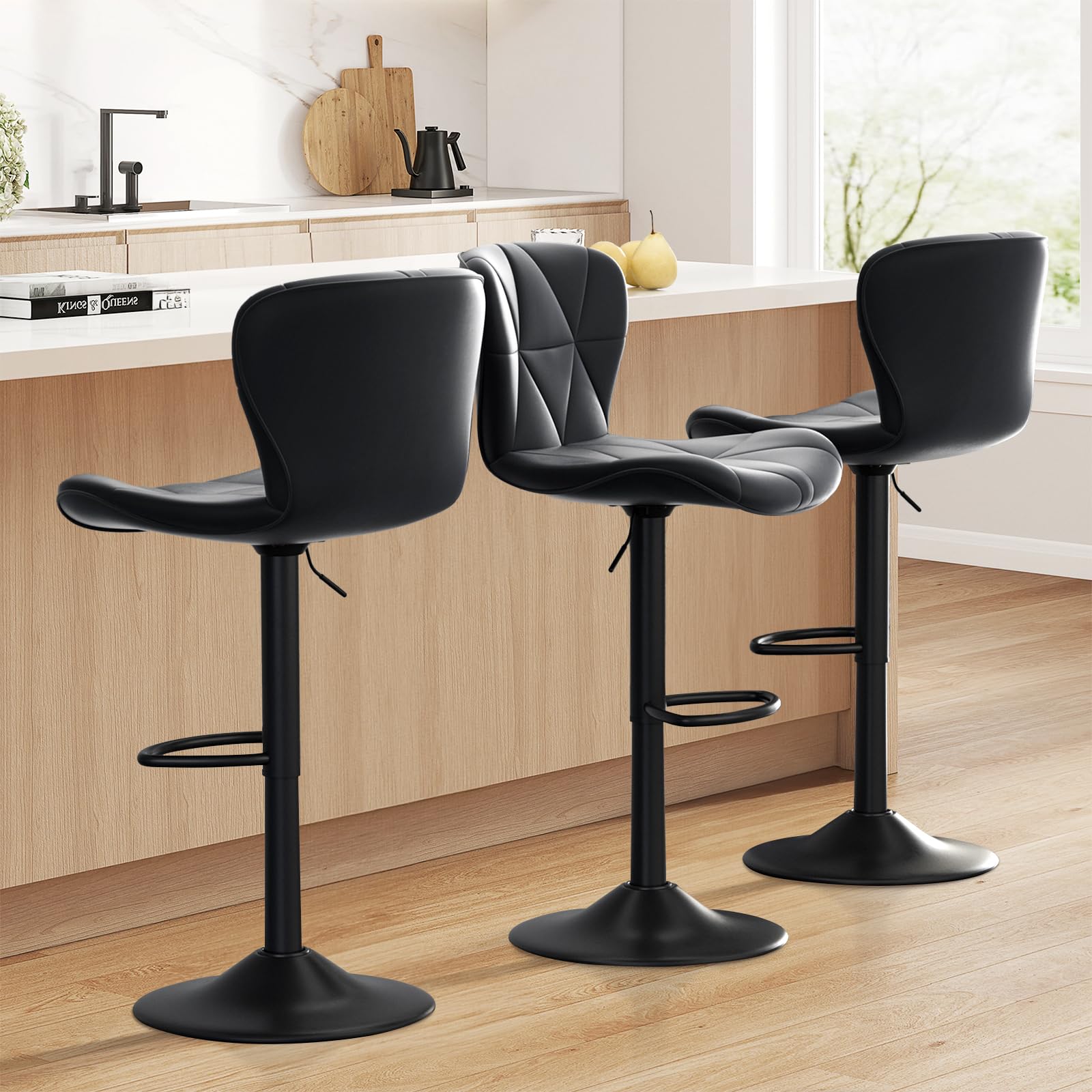 Swivel Barstools Bar Stool Style Office Chair Bar Stools Set Of - Main Image