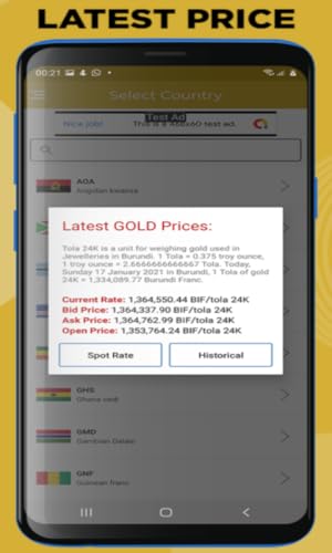 Live Gold Prices
