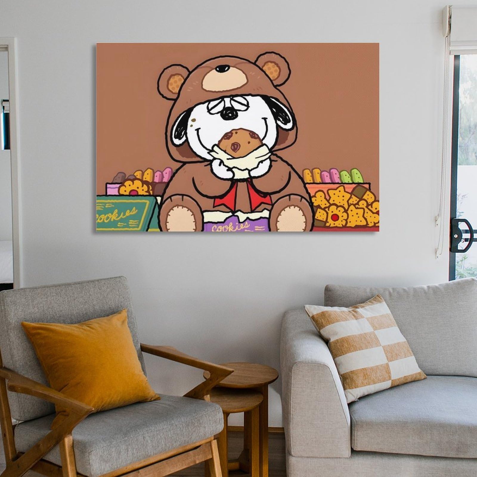 Amazon.co.jp: スヌーピー オラフ アートポスター 飾り絵 かわいい