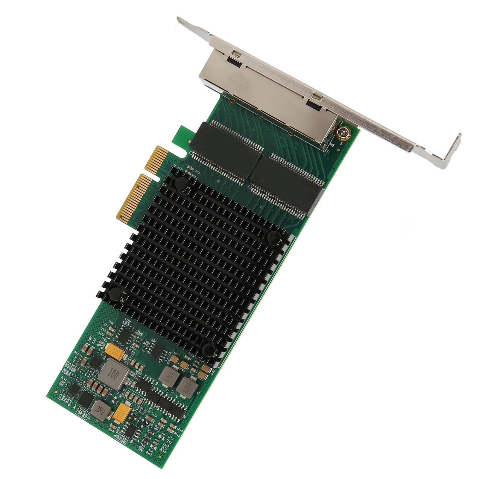 Carte Réseau Gigabit PCIe, Adaptateur de Serveur en Cuivre RJ45 4