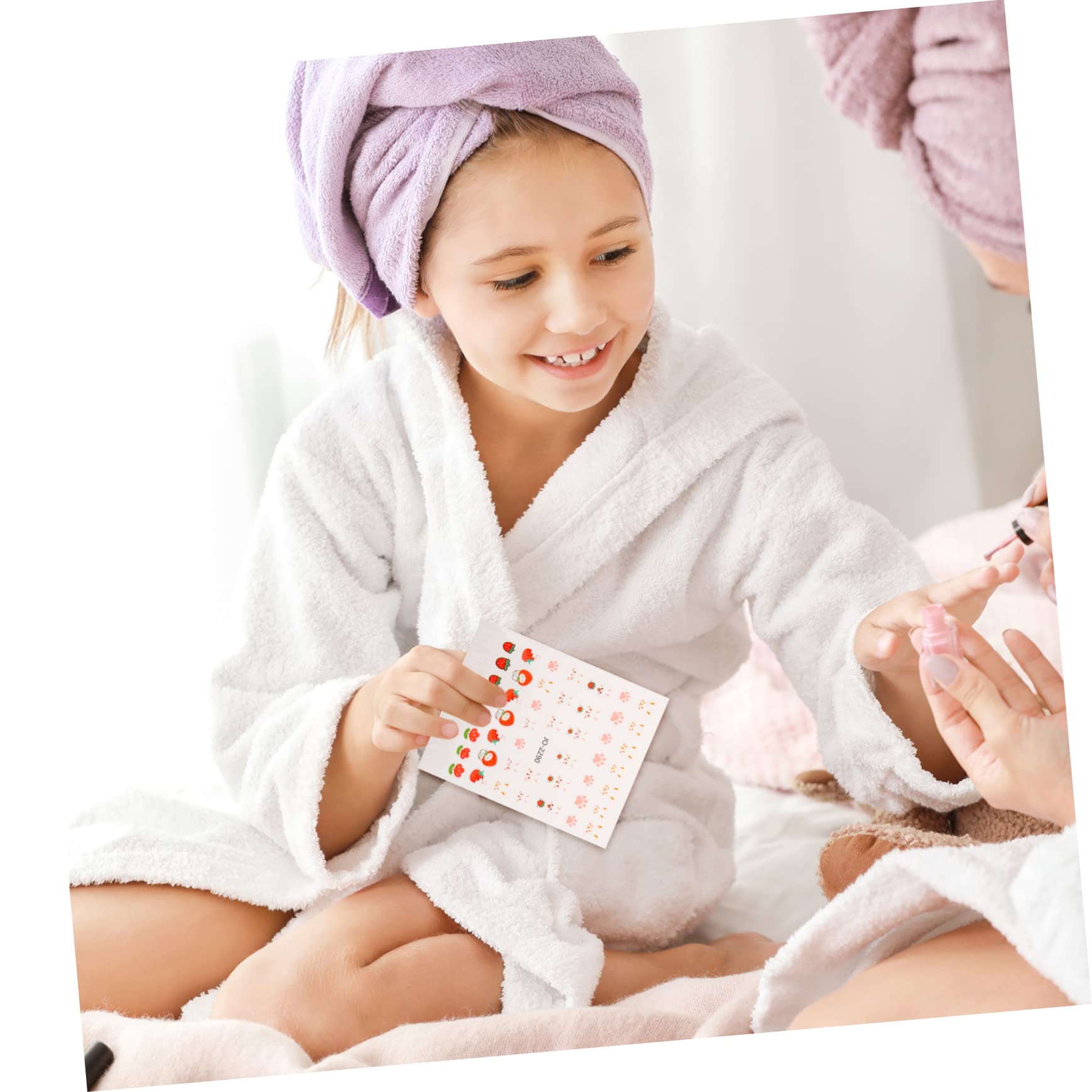 Healvian 4 Set Di Adesivi Per Nail Art Decalcomanie Per Unghie Da Donna Decalcomanie Per Unghie A Forma Di Coniglietto Per Decorazioni Natalizie 10 Fogli*4