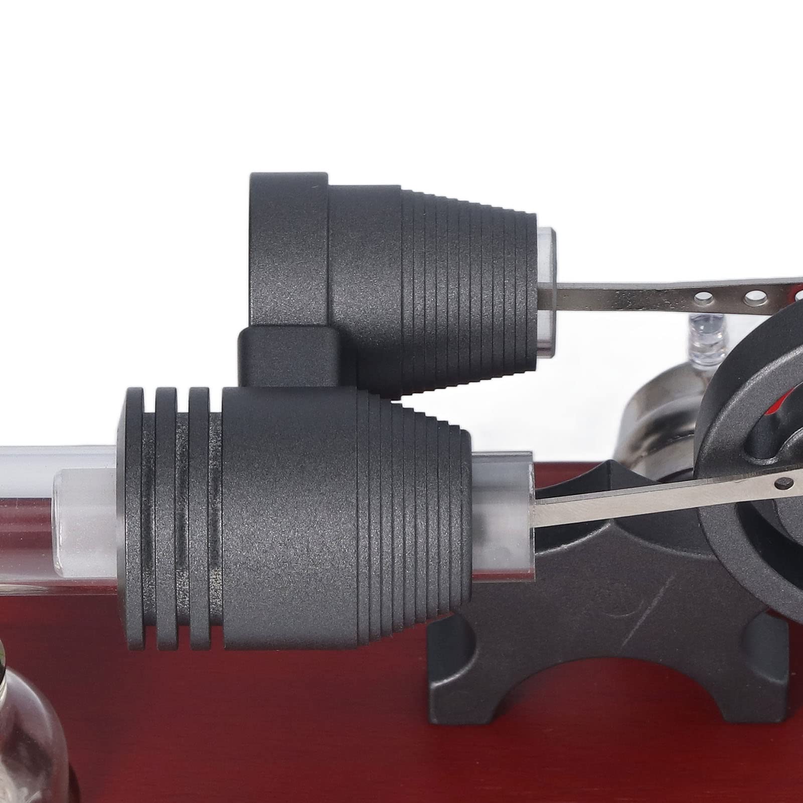 Qcwwy Modelo de Adorno de Generador de Motor Moderno, Gris, Base Antideslizante, Salida de 3 a 5 V, Modelo Físico, para Enseñanza de Física en el Aula, Demostraciones de Ciencias