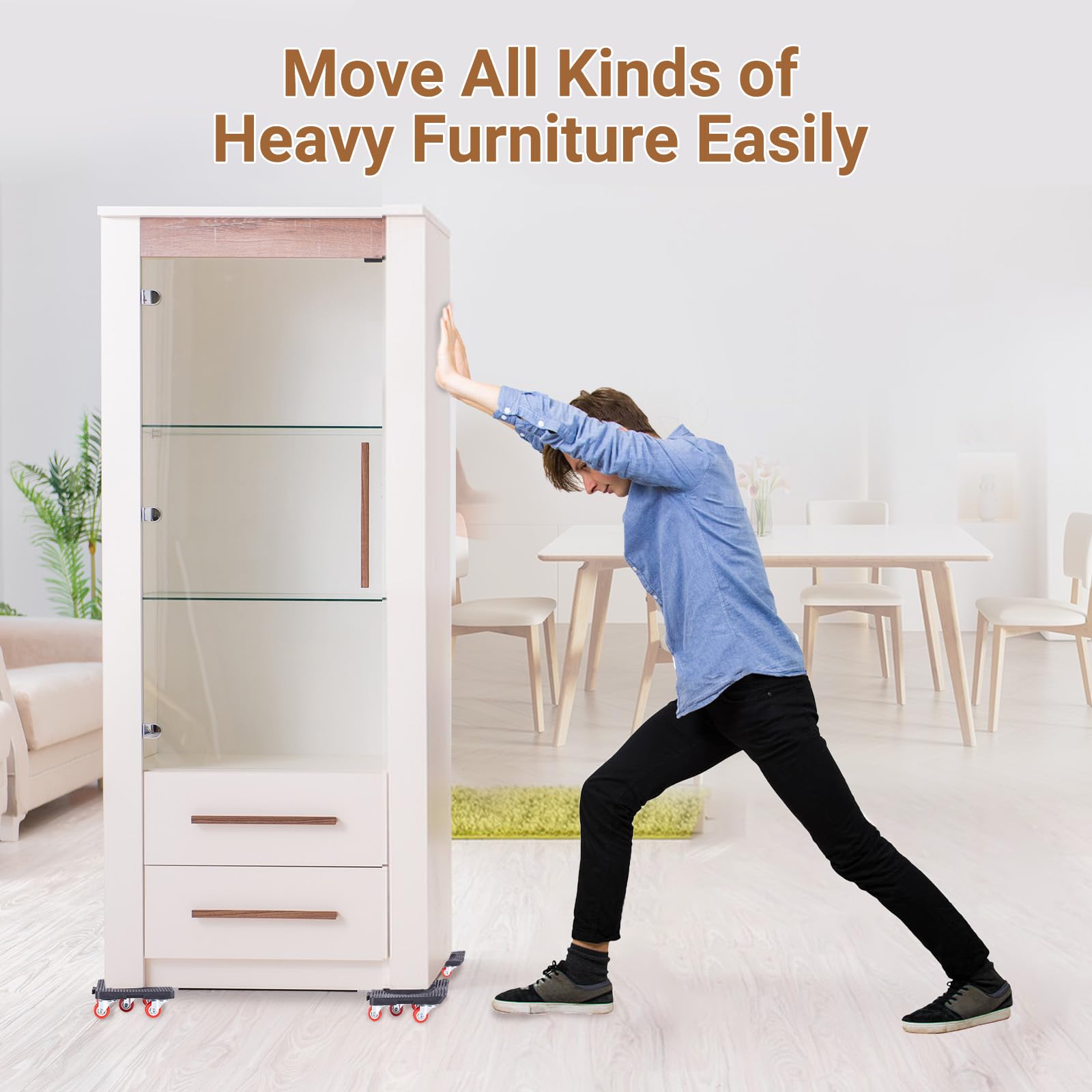 Sposta Mobili Sollevatore Per Mobili Con 4 Ruote - Pesanti - Foto 7