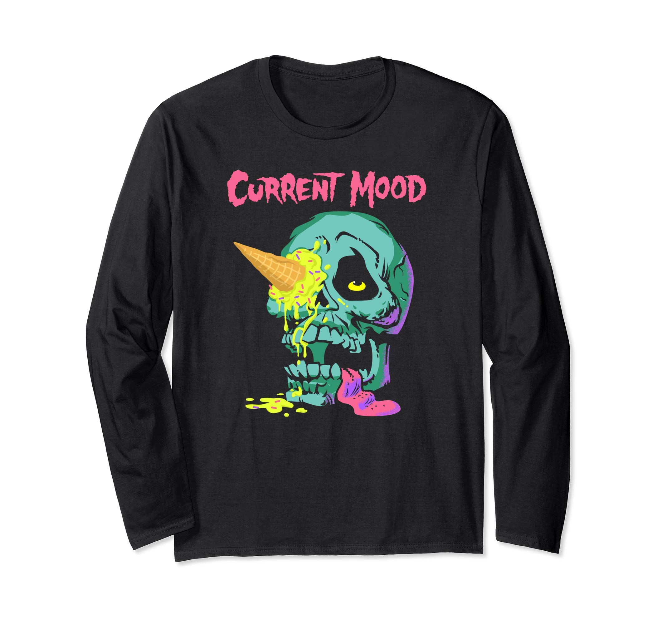Shane Dawson Current Mood Skull Long Sleeve T-Shirt