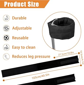 Befun 2PCS Drywall Stilts Straps, Adjustable Plastering Stilts Straps Leg