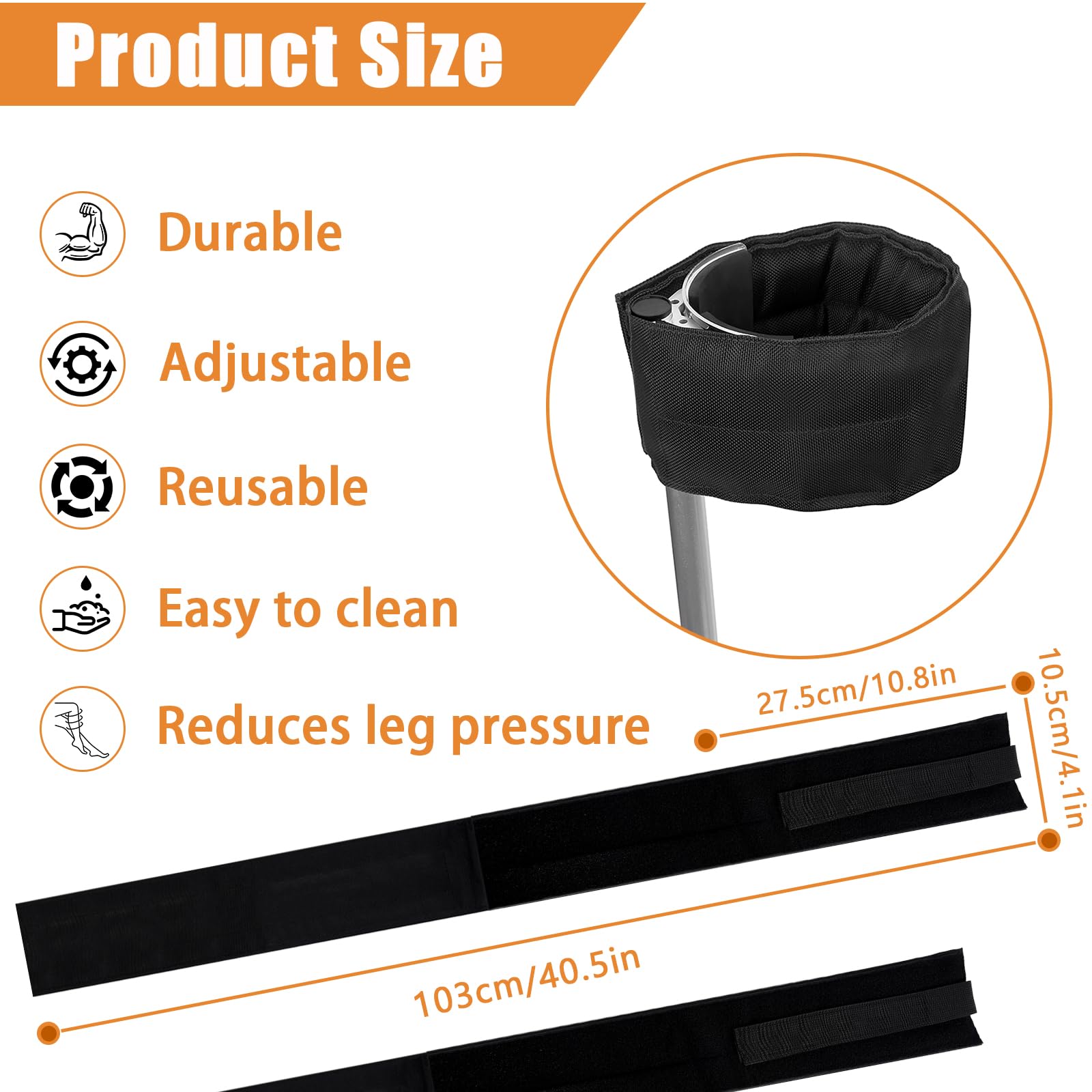 Lot de 2 sangles d'échasses pour cloison sèche, réglables et confortables pour cloison sèche, compatibles avec différentes marques d'échasses