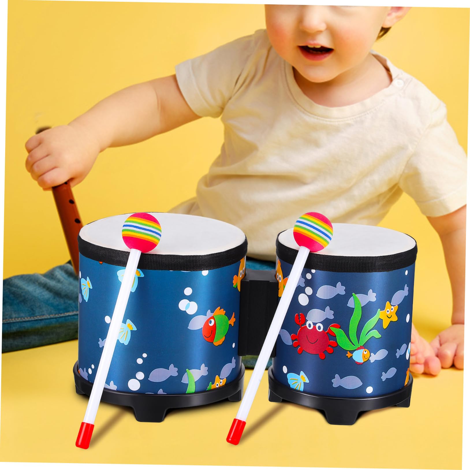 Tube De Percussion Musical - Instrument éducatif En Papier Et Métal Pour Enfants, Simulation Tonnerre