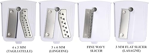 Miniatura 2 de Paquete de 4 cuchillas prémium para espiralizador Brieftons de 5 cuchillas (BR-5B-02), espiralizador Brieftons de 7 cuchillas y espiralizador