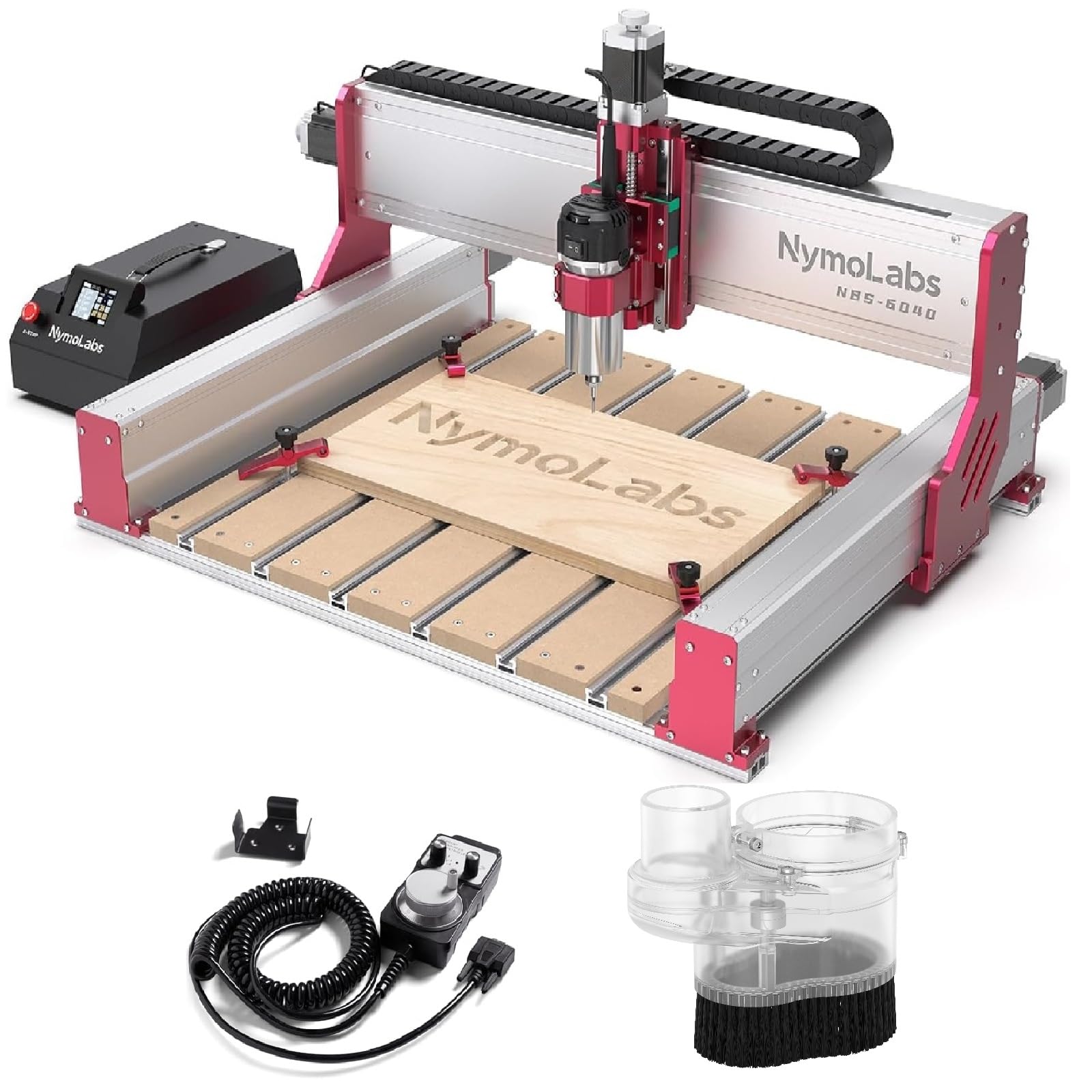 NymoLabs NBS-6040 CNC Router Machine + 5 Axis CNC MPG