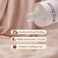 Vista 4 de Champú detergente de cachemira, lana y delicados, 42 cargas. Fabricado en Estados Unidos (sin aroma)