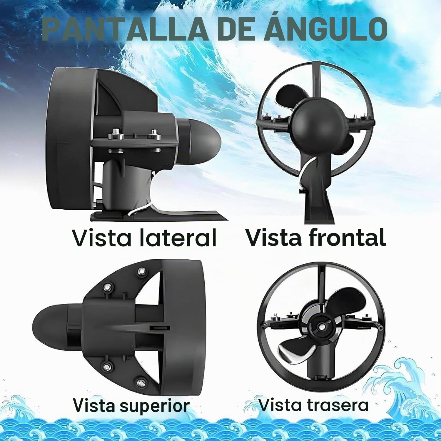 Tabla de Surf eléctrica con Motor de Aleta, propulsión de hélice de 216 W y 288 W, propulsor Submarino de 12 V, batería de 20 Ah, Motor de Tabla de Surf de Remo con Aleta eléctrica 216W