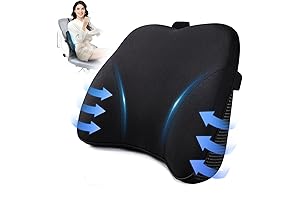 Mini Side Wedge Shape Lumbar Pillow for Enhanced Office Chair Comfort and Back Pain Relief