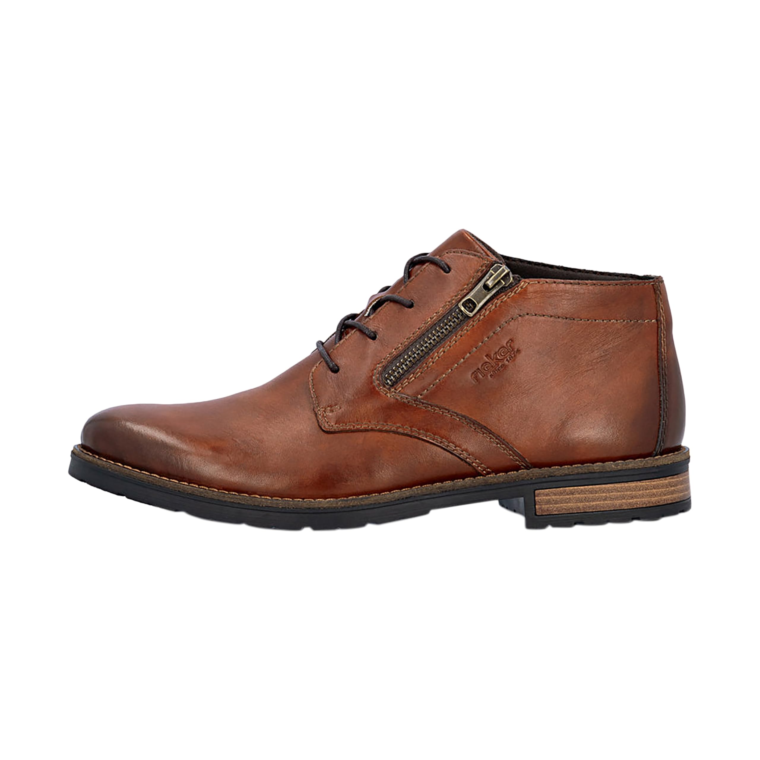Rieker Men's Brown Topper Boots - Size: 6.5