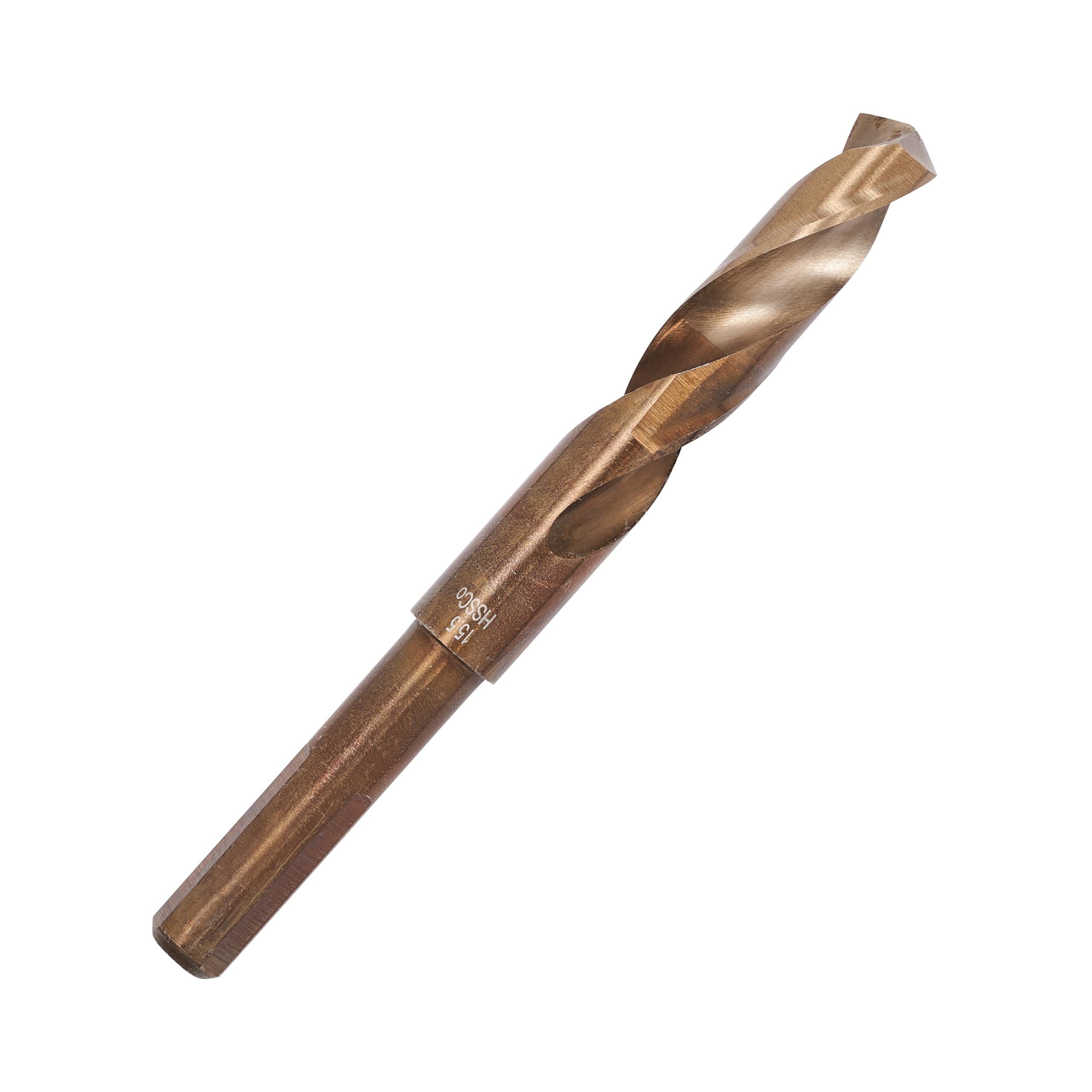 Pronese ドリルビット 鉄工用 15.5mm HSS-Co M35 リデュースシャンクツイストドリルビット 耐久 耐摩 高い靭性 木工用 金工用