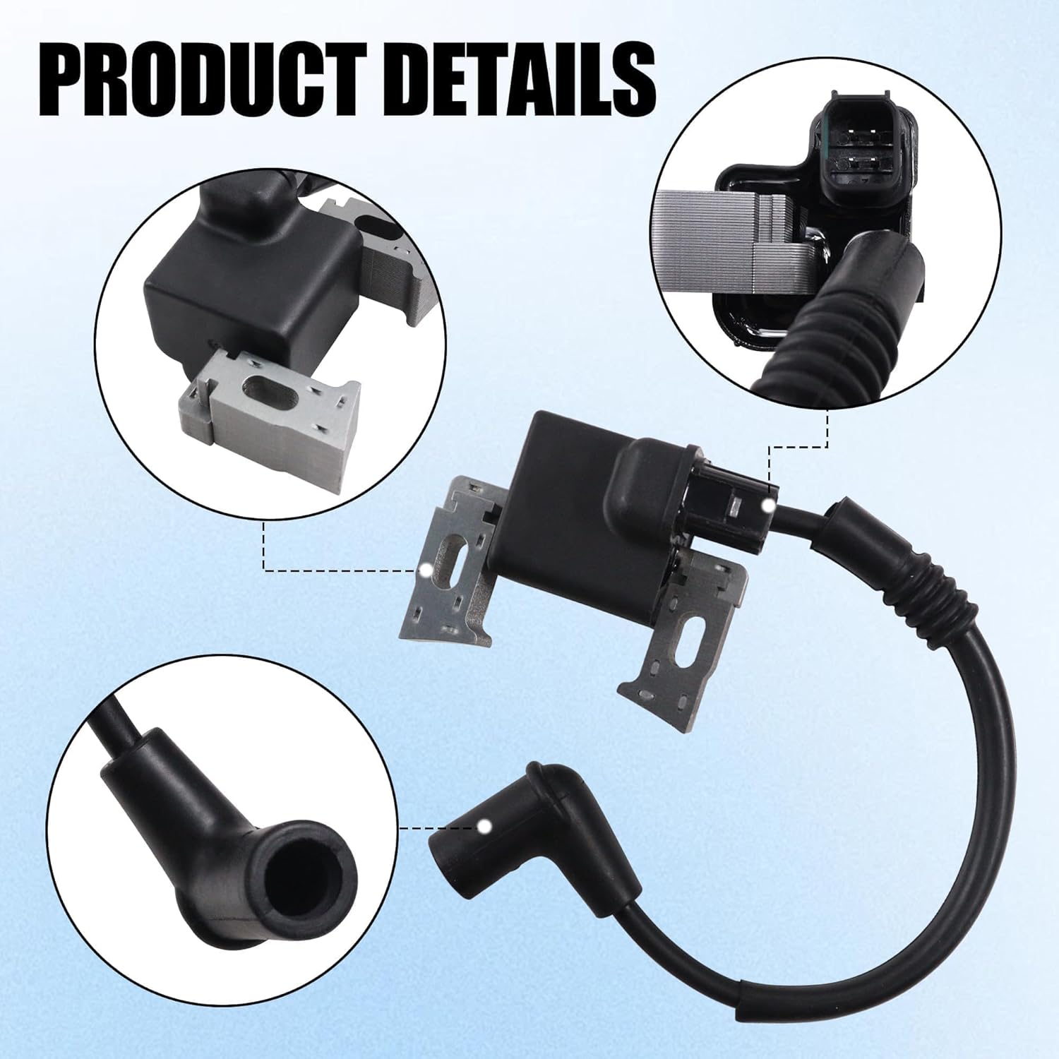 30500-Z6L-033 2-Pack Ignition Coil 30500-Z6L-043 Compatible with Honda GX630, GX660, GX690 Engines Replaces 30500-Z6L-003, 30500-Z6L-013, 30500-ZCN-003