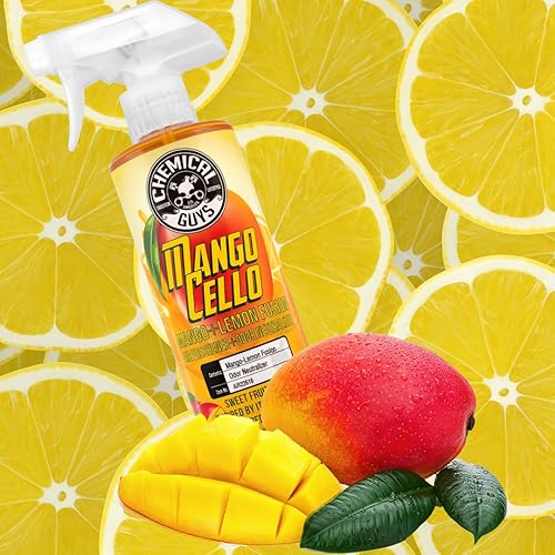 Miniatura 5 de Chemical Guys AIR22616 Ambientador y neutralizador de olores Mangocello Mango Lemon Fusion 16 onzas líquidas