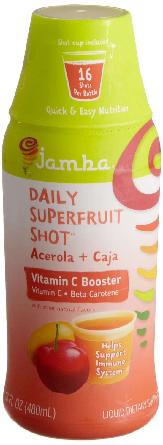 Jamba Juice Acerola Caja Vitamin C Booster Shot, 16Ounce