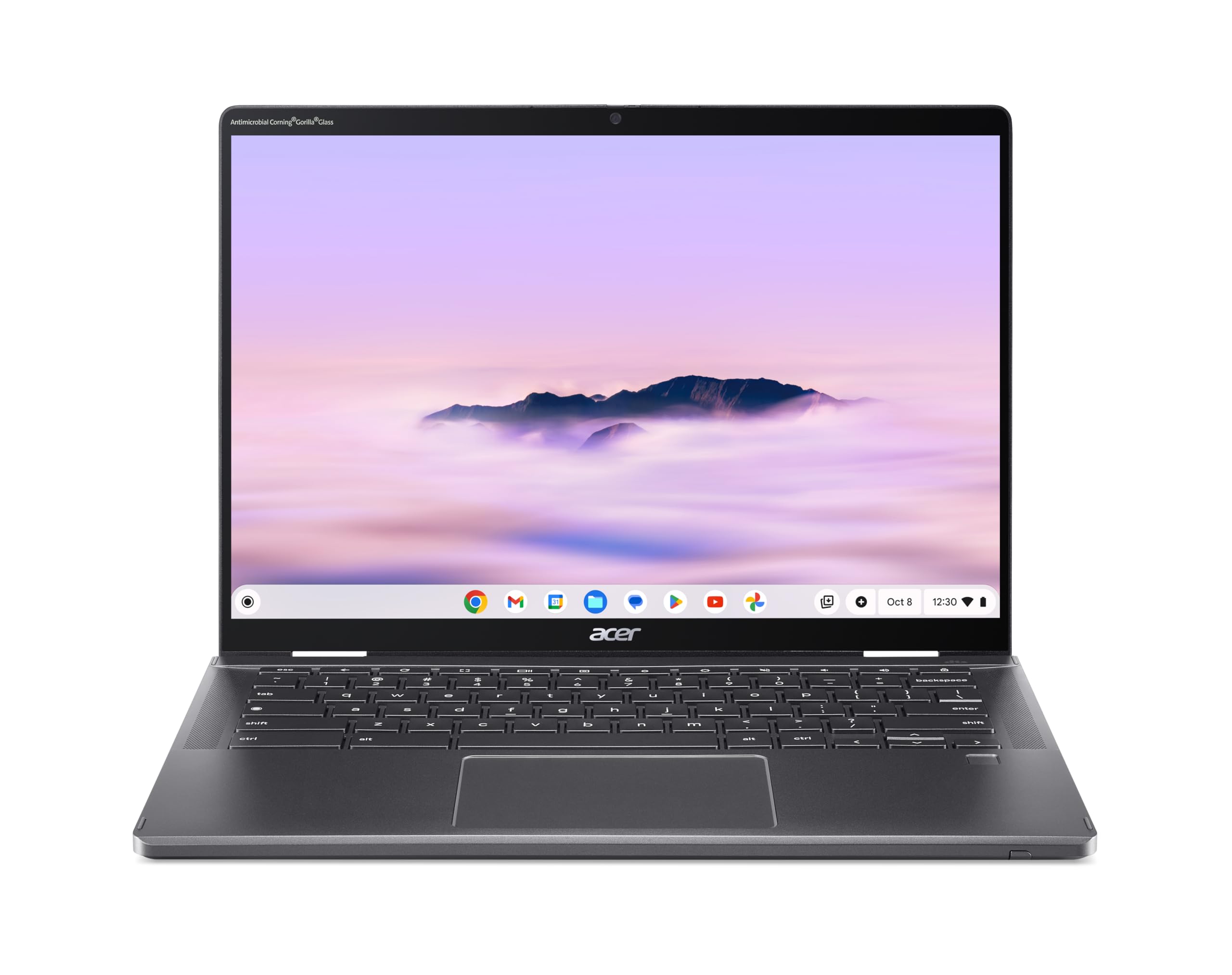 Acer Chromebook Plus Spin 714 14" WUXGA Tactile Convertible Intel Core Ultra 7 155U 16 Go RAM 512 Go SSD Chrome OS Gris Clavier FR AZERTY CP714-1HN