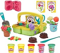 Play-Doh Blooming Flower Garden Playset - Kids Pretend Florist Toy, Sensory Arts & Crafts for Ages 3+