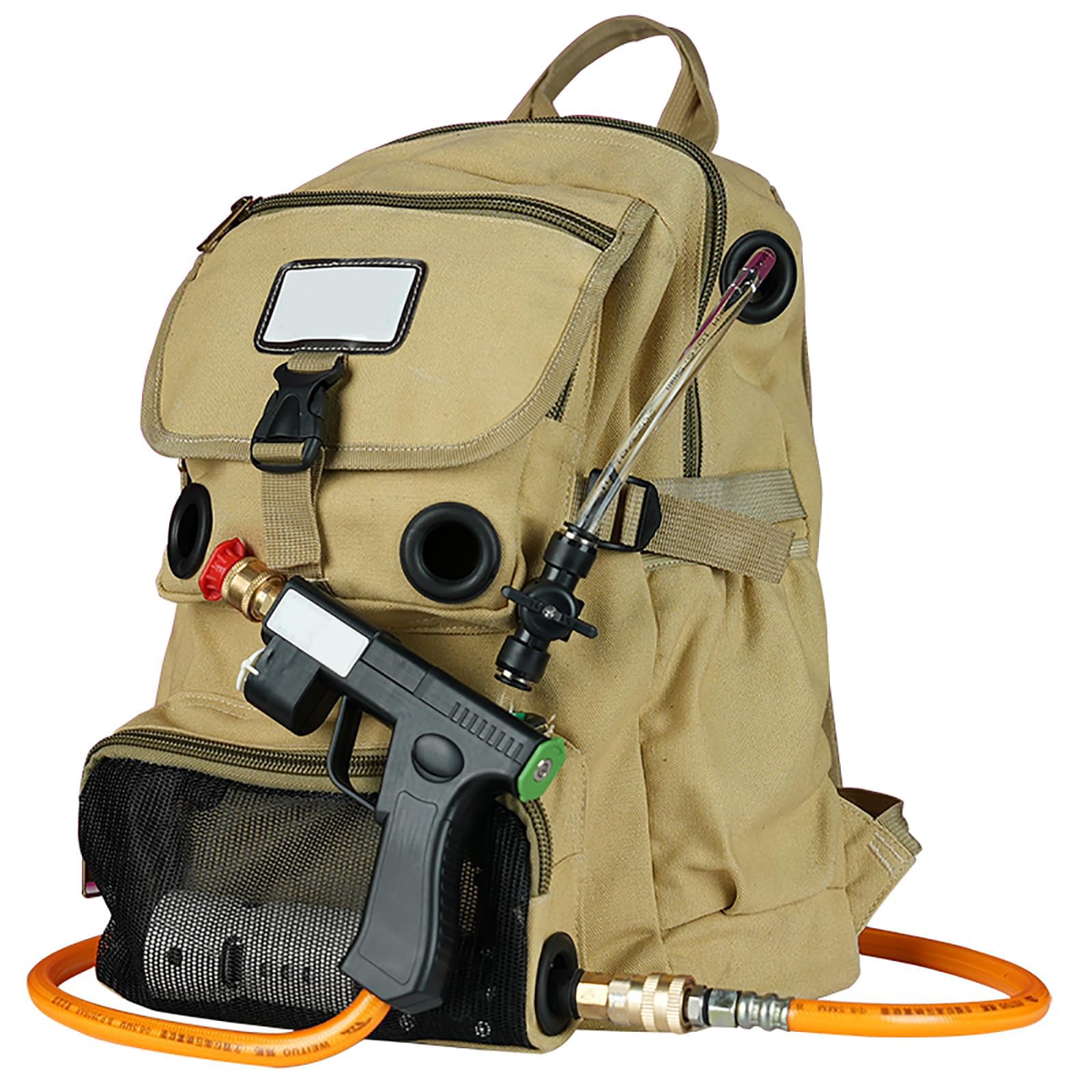 Hidrolimpiadora, Rango de presión Nominal: ≥2,5 MPa y ≤25 MPa, autonomía con Carga Completa: Lavado de 3-4 Coches, hidrolimpiadora Tipo Mochila para Limpieza Profunda de vehículos.