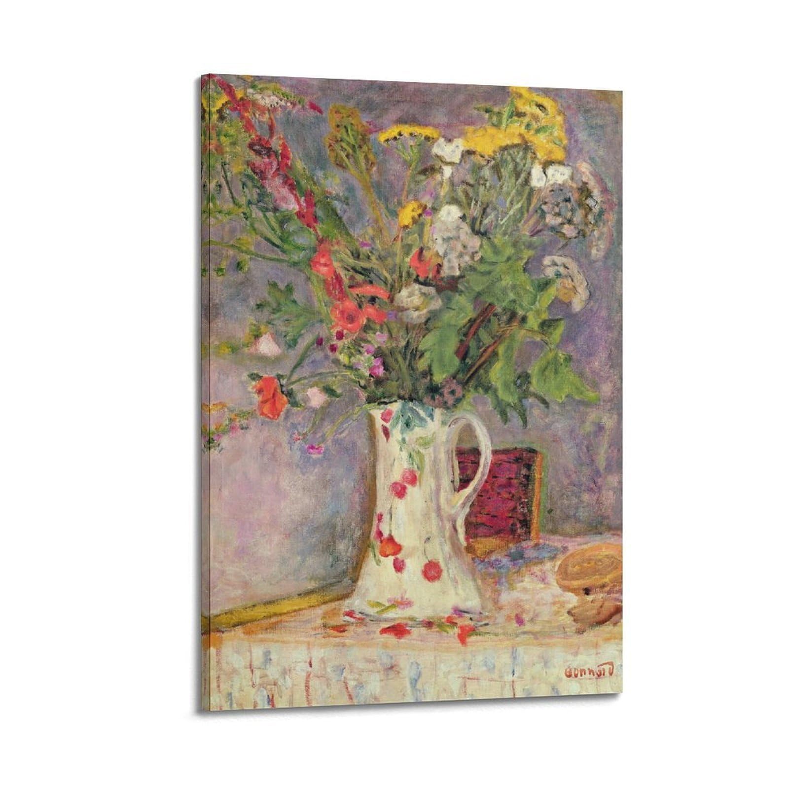 Poster Fleurs sauvages Bonnard deco pour habiller un mur vide - 5