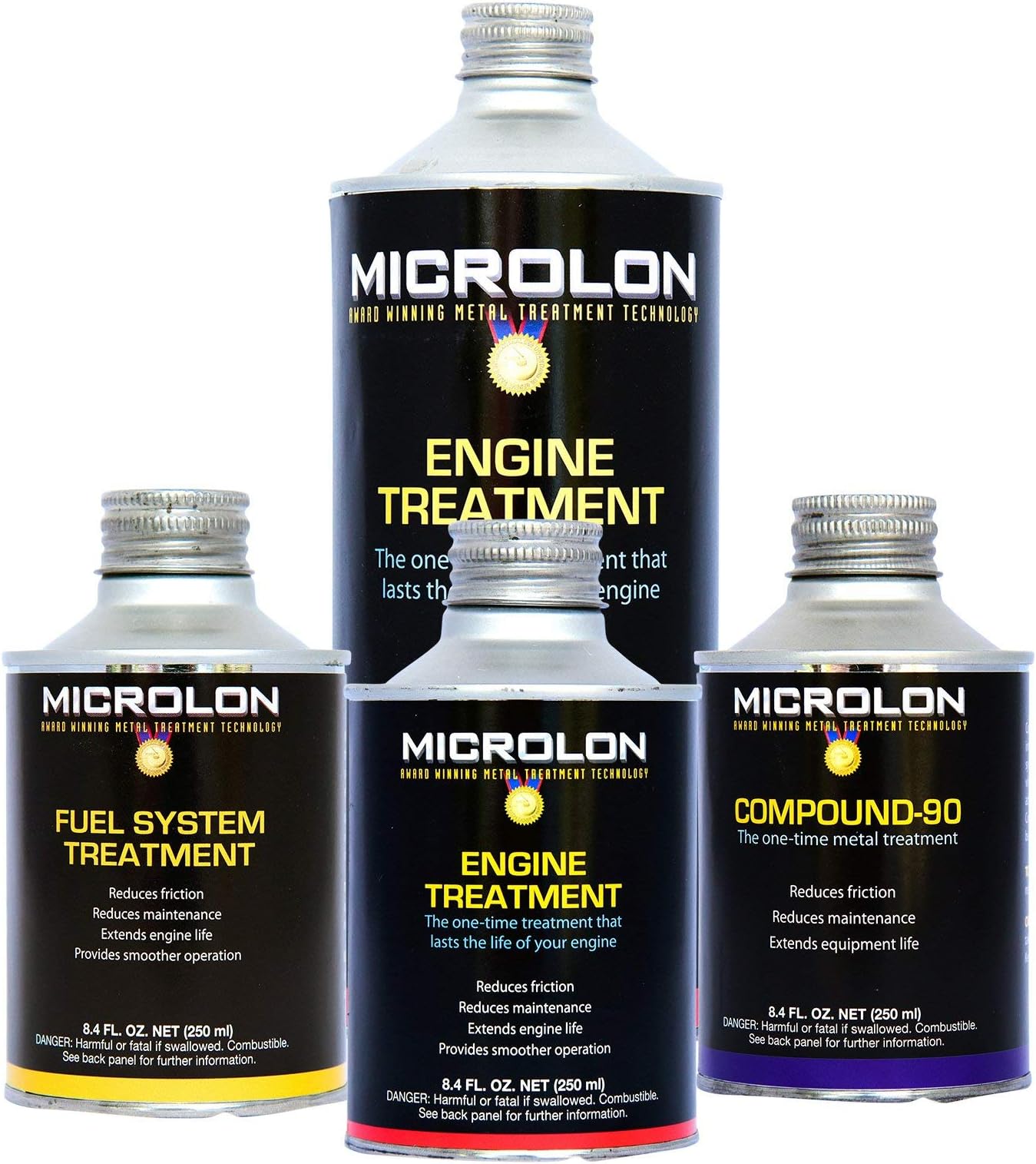 - Microlon MIL Standard Engine Treatment Kit 8 Cylinder (Over 5.7 Liters)