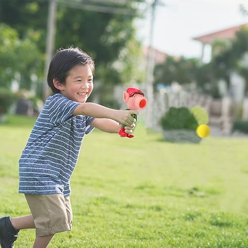 Miniatura 5 de Sumind 3 paquetes de juguetes de Navidad con 15 bolas de espuma de disparo, Navidad de hasta 20 pies, Papá Noel, muñeco de nieve, elfo, juguetes de