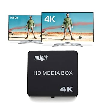 inLight 4Kメディアプレーヤー 本体 Amazon.co.jp: InLight 4Kメディアプレーヤー デジタル