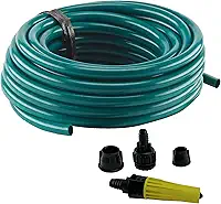 Force Line - Mangueira jardim slim lisa verde 20m engat+esguicho
