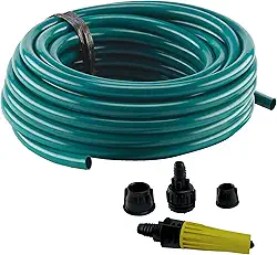 Force Line - Mangueira jardim slim lisa verde 20m engat+esguicho