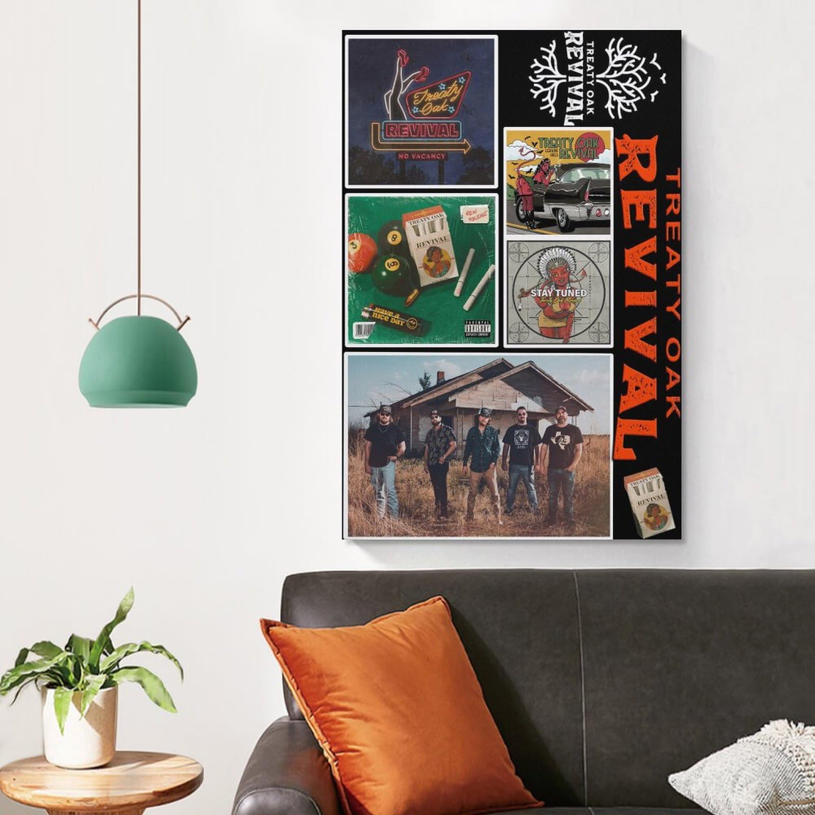 Amazon.com: ZVBIR RUHI Treaty Oak Revival Posters Music Album