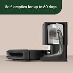 IRobot Roomba® Vac 2 Robot essentiel + AutoEmpty™ Dock (Q0520) - Empreinte pour 60 Jours, aspiration puissante, Alexa, Mode de nettoyage plus silencieux, Nettoyage multi-surface, Smart Navigation nettoie dans les rangées de neige