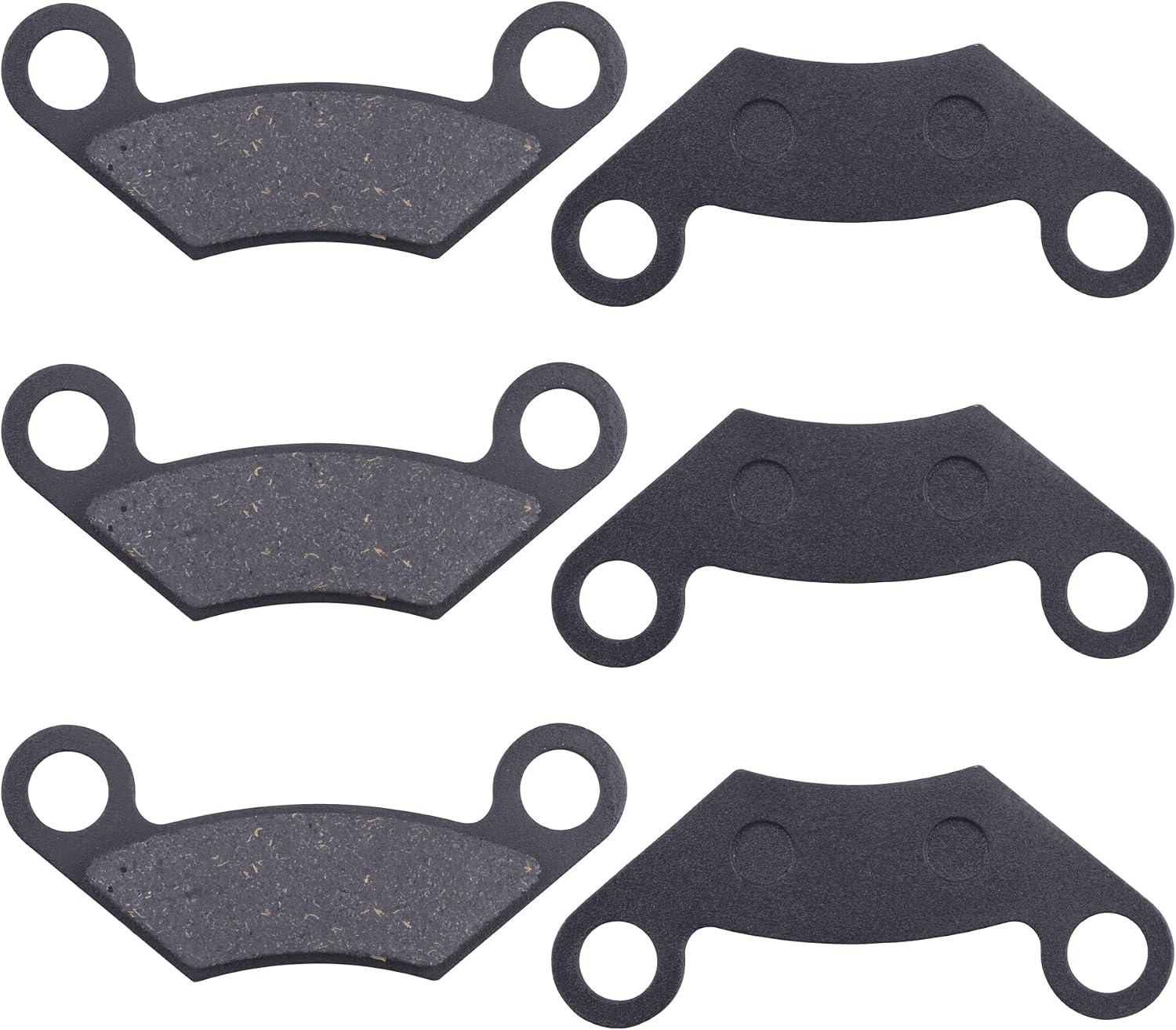 Front and Rear Brake Pads Compatible with Polaris Sportsman 850 800 550 500 X2 XP Touring 2009 2010 2011 2012 2013 2014 2015 2016 2017 2018