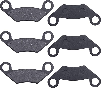 Front and Rear Brake Pads Compatible with Polaris Sportsman 850 800 550 500 X2 XP Touring 2009 2010 2011 2012 2013 2014 2015 2016 2017 2018