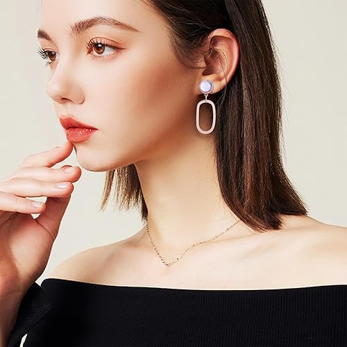 Miniatura 4 de Pandahall - 100 aretes de acero inoxidable con ajuste de cabujón de 0.472 pulgadas (0.472 in), bandeja de bisel redonda plana con lazo para hacer