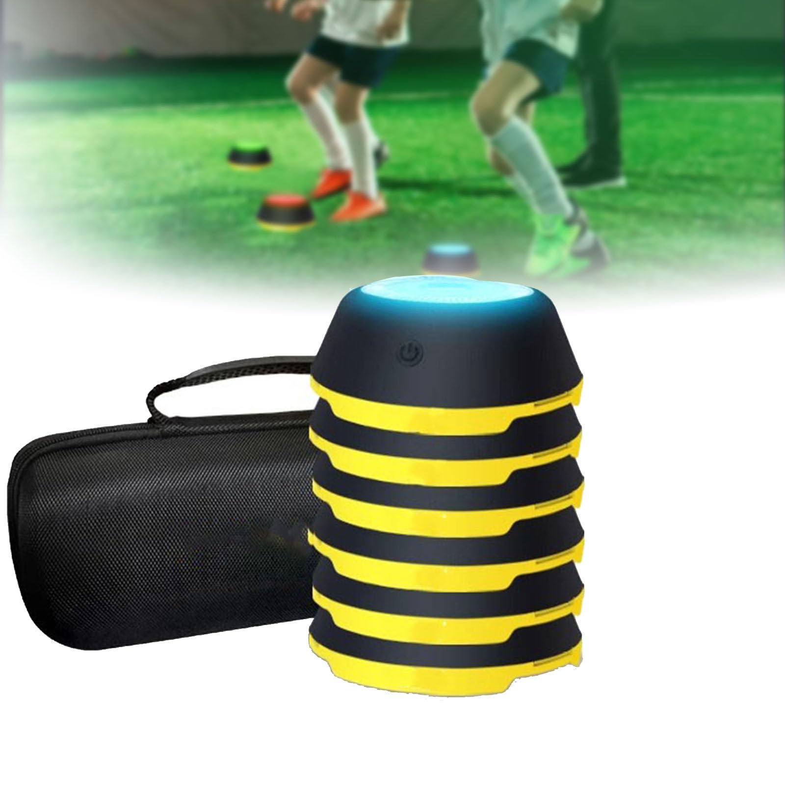 LjyAeono Reaction Training Light for Boxing and Fitness, This Smart Light Improves Reaction Speed, Agility and Cognitive Brain Training 6lights