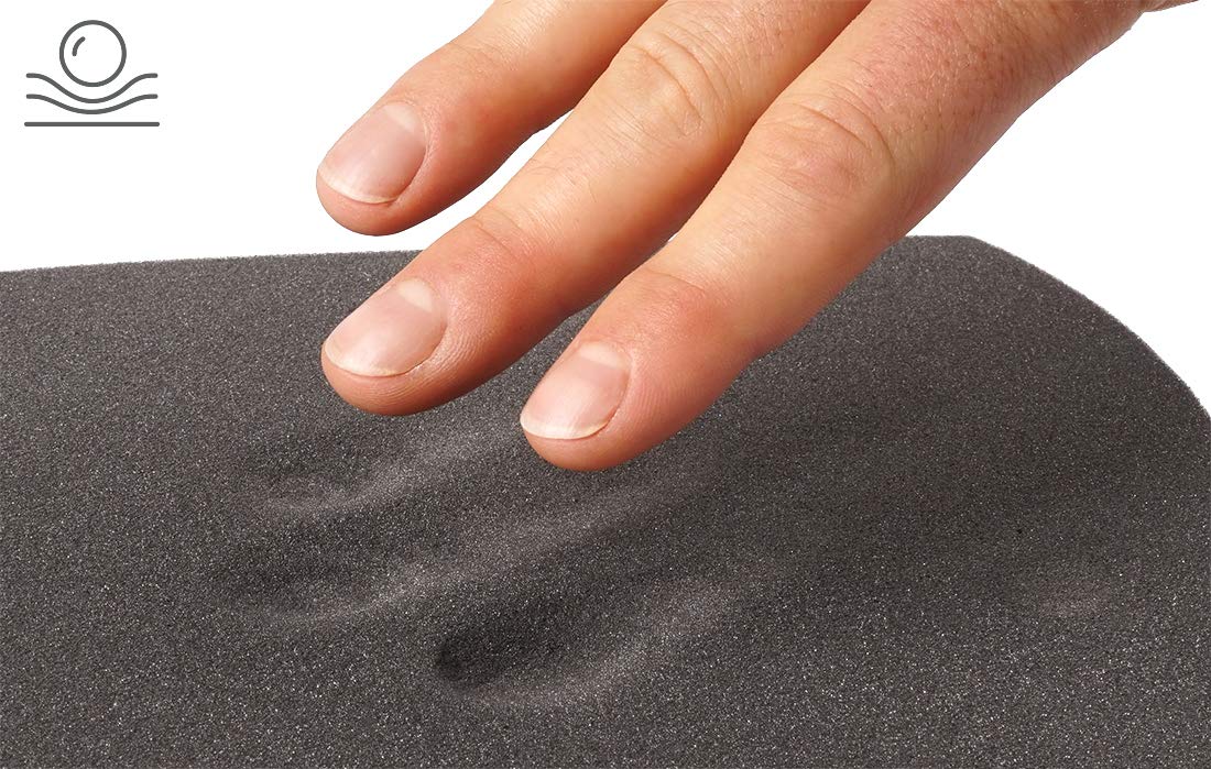 Equinate 3 Zonen Korrektur Schabracke Allround mit 8 Memory Foam Einlagen zur Sattelanpassung