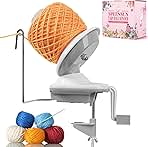 SPEENSUN Yarn Winder, Yarn Winder for Crocheting, 3.5 OZ Easy-to-Install and Efficiently Yarn Ball Winder with Lower Noise, Yarn Spinner for Crochet and Knitting Lover for Yarns Below Size 5