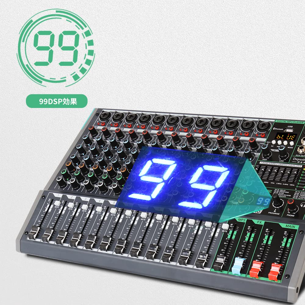 Depusheng PM-12 アナログミキサー Depusheng PM-12 アナログミキサー Amazon.com: Depusheng PA12