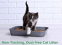 Vista 7 de Arena para gatos con cáscara de coco, ligera, natural y no aglutinante, arena de coco para gatos, mascotas y gallineros, bajo polvo, control de olor