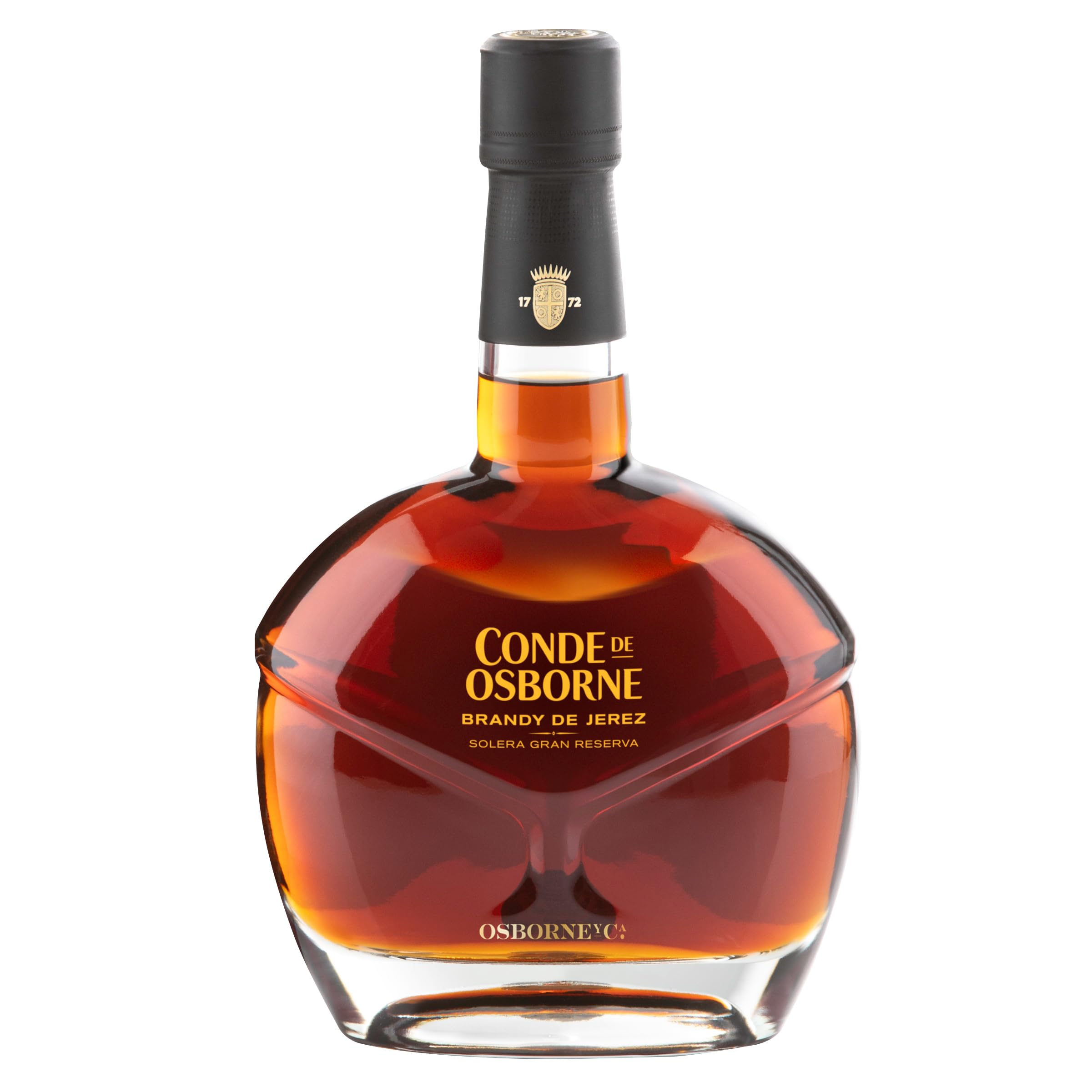 Conde de Osborne Brandy de Jerez – Solera Gran Reserva aus Spanien mit edler Geschenkpackung aus dem Hause Osborne mit 40,5% vol. (1 x 0,7l)