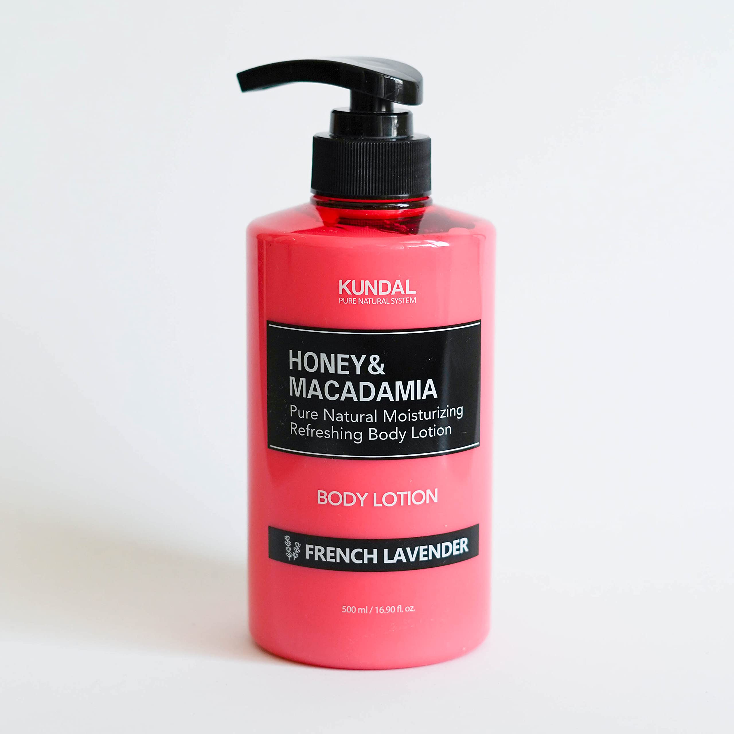 Kundal Honey & Macadamia Pure Natural Moisturizing Refreshing Body Lotion French Lavender, 500ml