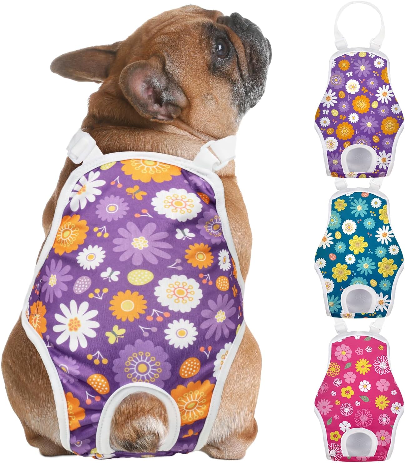 Amazon.com : Jollywoods 3 Pack Washable Female Dog Diaper Onesie
