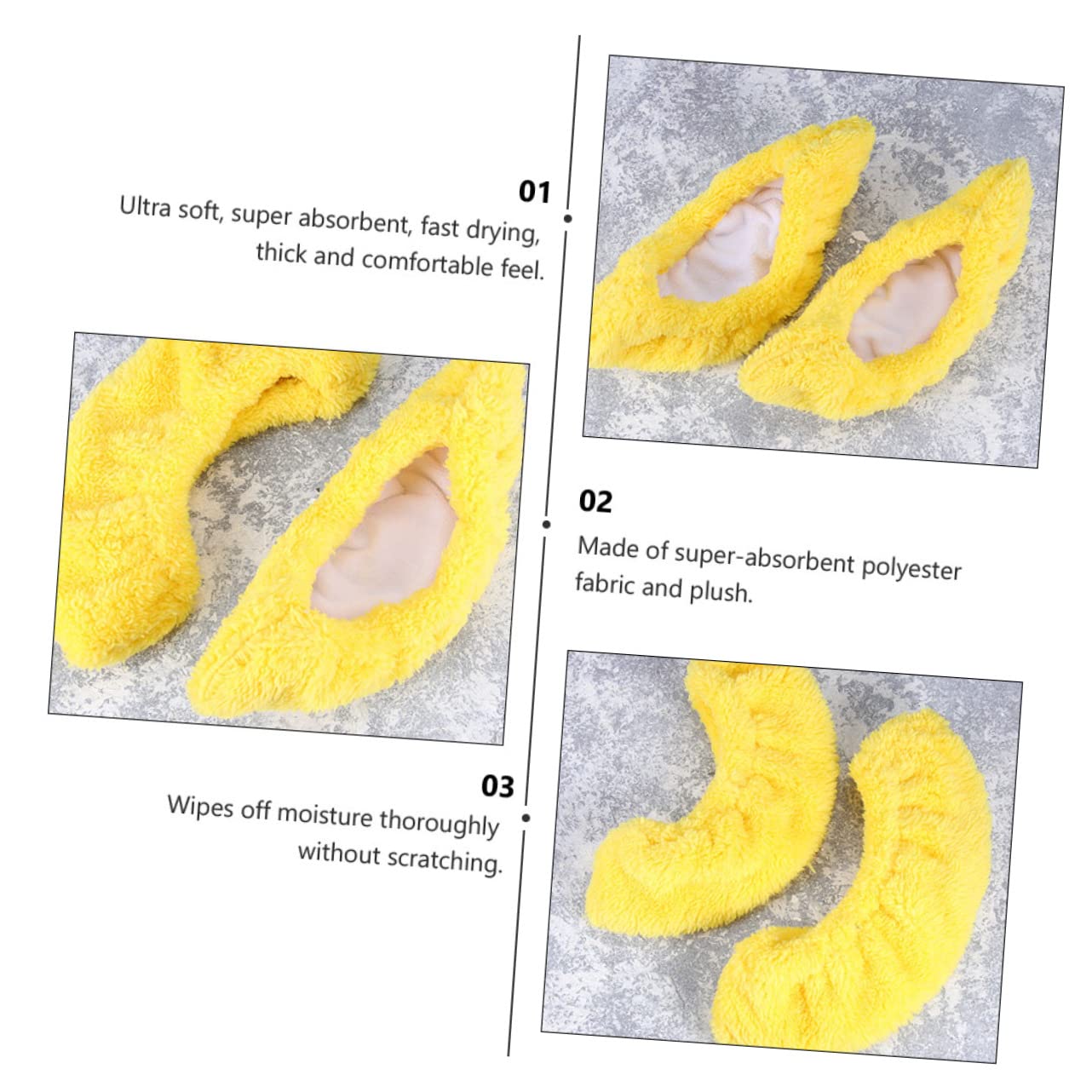 Mipcase 2Pairs Ice Skate Blade Covers Elastic Water Absorbent Skate Blades Protectors for Figure and Hockey Skating