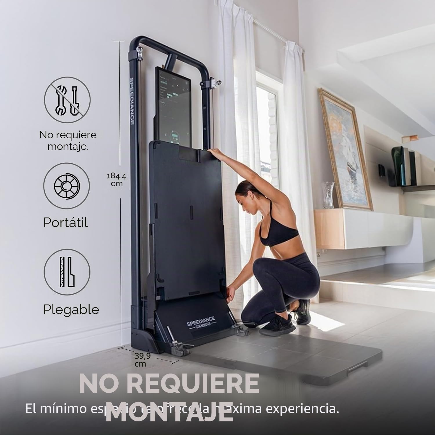 Speediance Gimnasio Inteligente Todo en uno, Equipo de Entrenamiento de Fitness Inteligente, máquina de Entrenamiento de Resistencia Total del Cuerpo, máquina de Entrenamiento de Fuerza