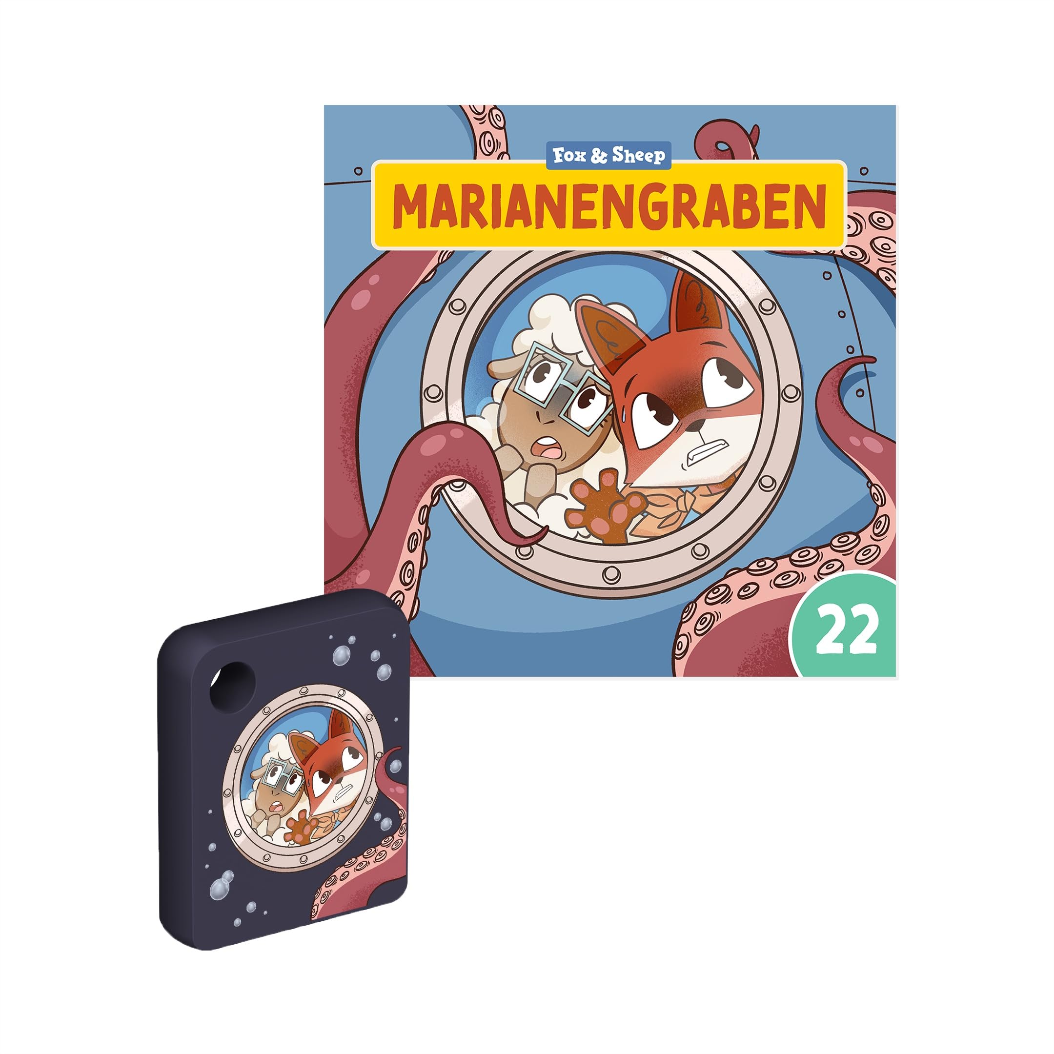 Galakto Audio Token: Around the World with Fox and Sheep - South Pole & Mariana Trench, Radio Play for Children from 3 Years, Playing Time Approx. 57 Minutes