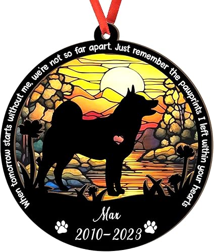 Miniatura 31 de Adorno personalizado para atrapasoles Bichon Frise, Bichon Frise Sun Catcher Adorno de Navidad – Regalo para perro amante, Bichon Frise 3D 2 capas