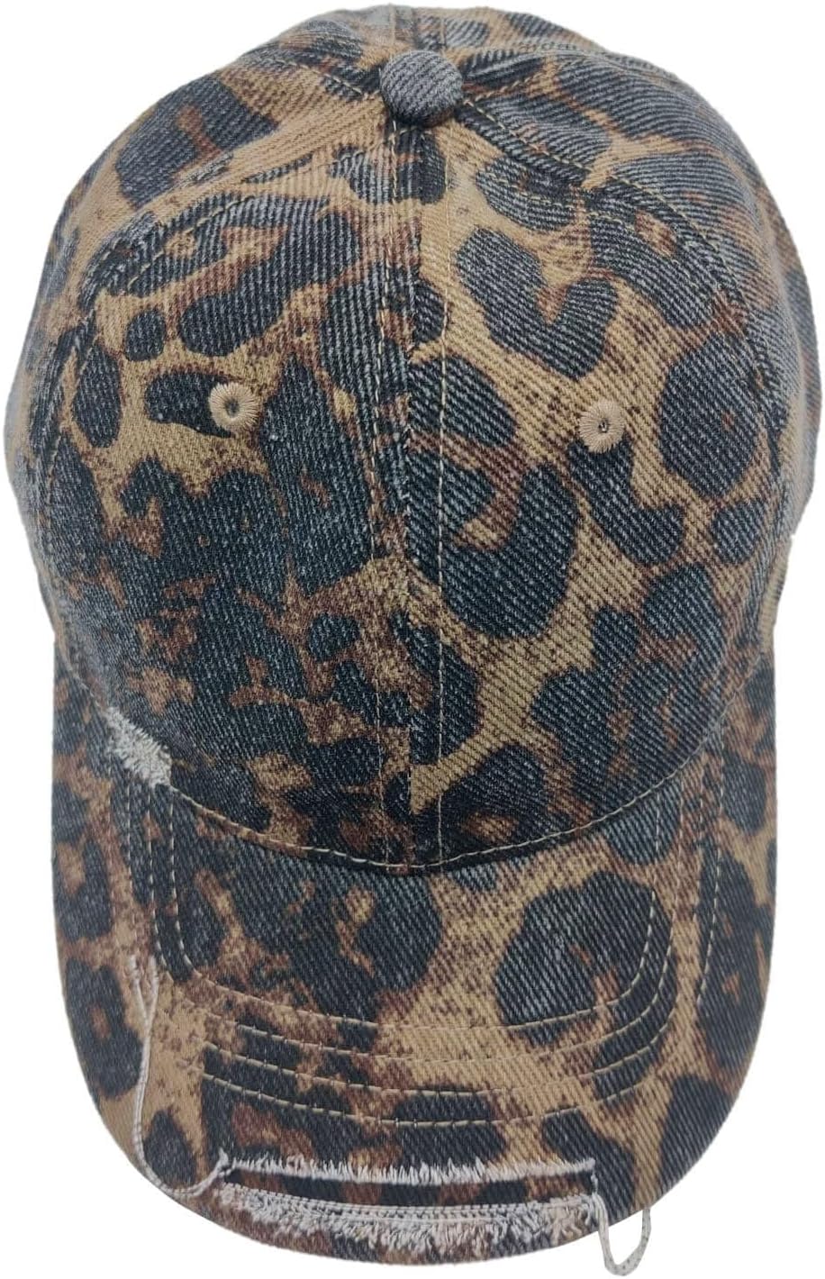 Women Washed Cotton Leopard Baseball Cap Hat Adjustable Dad Peaked Caps Fashion Hats Outdoor Winter Spring Valentine's Day Easter One Size 2026 - Image 6