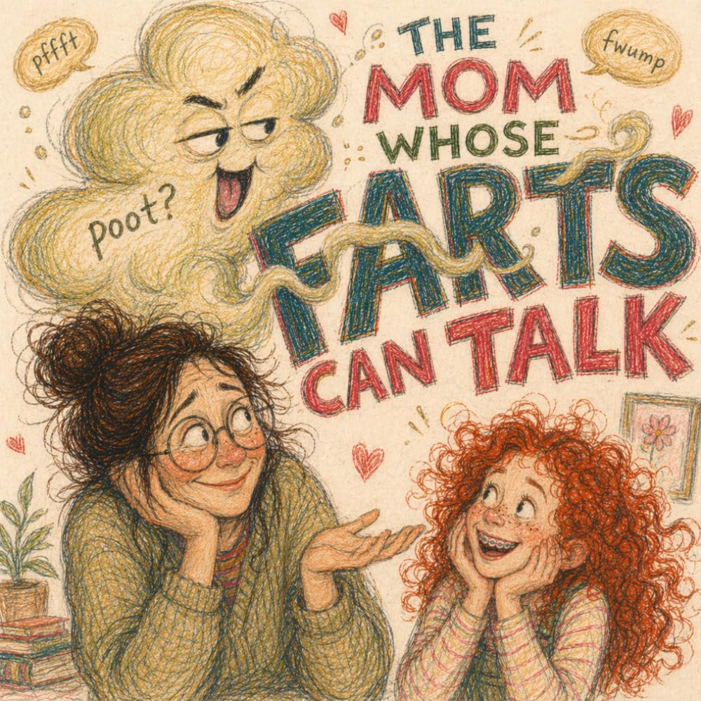 The Mom Whose Farts Can Talk: A Funny Read-Aloud Picture Book About Family, Giggles, and Very Honest Farts (Oops Lives Here)