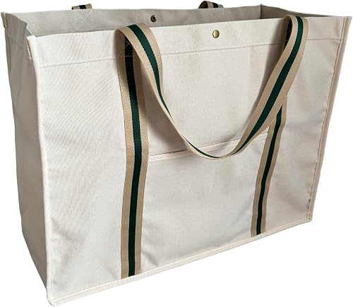 16OZ Canvas Extra Large Shopping Grocery Tote Multi Purpose Beach Bags Diaper Bag